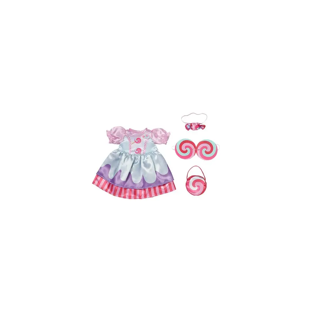 BABY born doll outfit colorful candy dress 43cm doll clothes