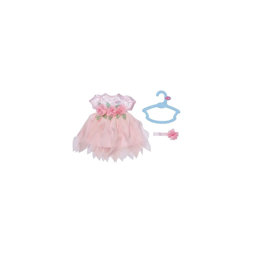 BABY born doll outfit flower fairy 43cm doll clothes pink