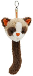 One Love cat charm caramel brown cream - jewelry accessory