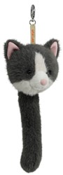 One Love charm cat Scout grey and white - jewelry accessory