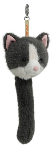 One Love charm cat Scout grey and white - jewelry accessory