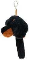 One Love dachshund charm black brown - dog jewelry accessory-3