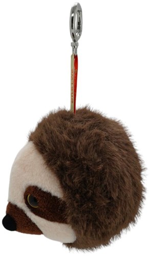 One Love charm toy sloth Ollie brown cream keychain accessory-3