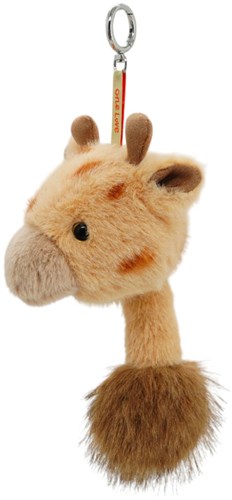 One Love charm giraffe yellow brown - cute pendant for kids-3