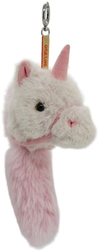 One Love unicorn charm white pink - jewelry accessory