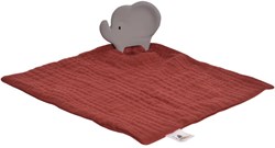 Tikiri cuddle cloth elephant - baby teething toy organic cotton