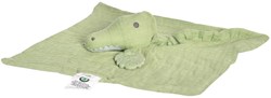 Tikiri comforter crocodile - organic cotton baby security blanket