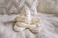 Tikiri cuddle cloth lamb organic cotton baby comforter toy-3