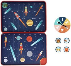 Petit Collage magnetic travel game rocket race - kids travel game