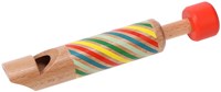 Petit Collage wooden whistle toy with plunger for children
