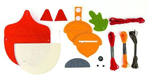 Petit Collage DIY Design Kit - Vilten Tasjes