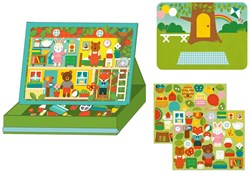 Petit Collage magnetic toy treehouse party - magnetic playset for kids