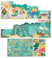 Petit Collage sticker book mermaid world - reusable stickers-2
