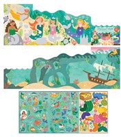 Petit Collage sticker book mermaid world - reusable stickers-3