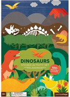 Petit Collage sticker set dinosaurs - reusable stickers activity