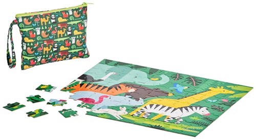 Petit Collage animal household puzzle - double-sided, on the go-3