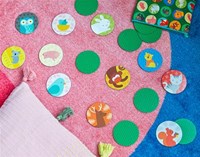 Petit Collage memory game animals and baby animals - educational card game-3