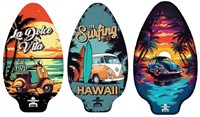 HOT Sports + Toys skimboard wooden beach retro 80x49 cm water fun
