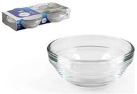 Duralex stackable glass bowl Lys 7.5cm set of 4 transparent
