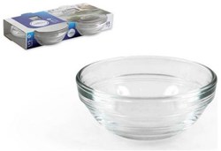 Duralex stackable glass bowl Lys 7.5cm set of 4 transparent