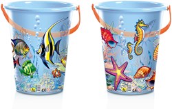 HOT Sports + Toys fishing toy bucket transparent 23x22x13cm