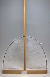 HOT Beach shrimp net toy 50 cm white net wooden handle