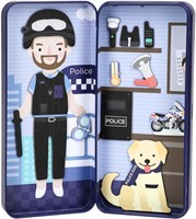 Mieredu magnetic puzzle box police - educational toy for kids-2