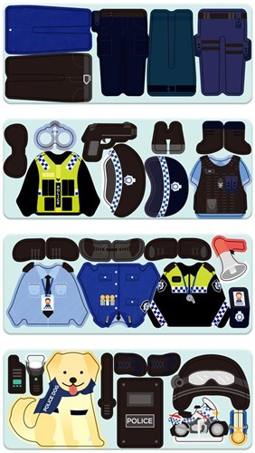 Mieredu magnetic puzzle box police - educational toy for kids-3