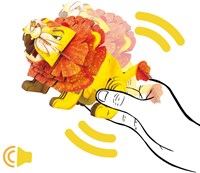 Mieredu 3D puzzle lion with sound - educational safari toy-3