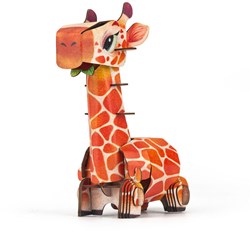 Mieredu 3D puzzle toy giraffe - educational cardboard building kit