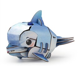Mieredu 3D puzzle dolphin - educational toy with sound effect