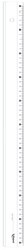 Quantore ruler transparent 50cm plastic Maped Classic