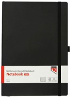 Quantore notebook A4 flex lined 192 pages black 80gsm