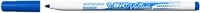 Viltstift Bic 1721 whiteboard rond blauw 1.5mm-2