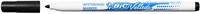Viltstift Bic 1721 whiteboard rond zwart 1.5mm-2