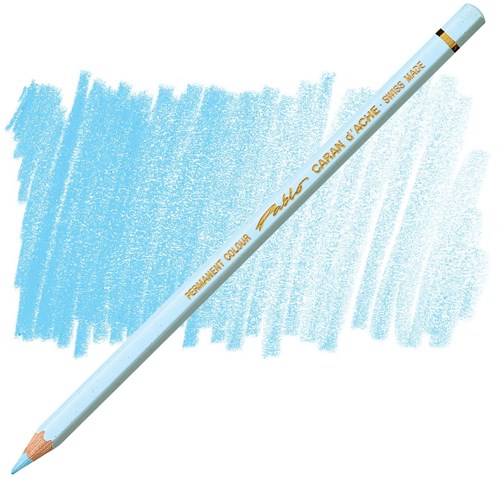 Caran d'Ache watercolor pencil blue - Supracolor bluish pale creative-2