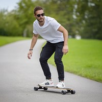 Schildkröt longboard freeride 41 inch God Feather - stable skateboard-3