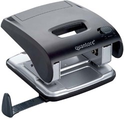 Quantore perforator luxury 2-hole black office accessory