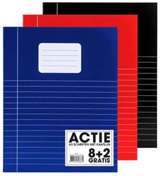 Soho notebooks A5 lined multicolor school notebook 10 pieces paper