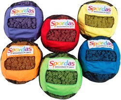 Spordas sensory balls set - 6 pieces - tactile play balls