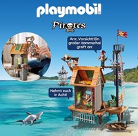Playmobil pirate harbor playset pirate toy adventure-3