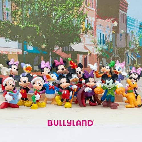 Bullyland Disney play figures Mickey Mouse and Minnie Mouse double pack 7 cm-3