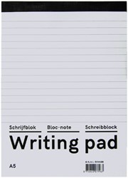 10 Writing pad A5 60 grams lined
