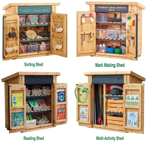 Cosy Toddler Shed (4Pk) - 51515