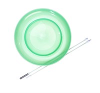 Eureka juggling plate toy - green with stick - Acrobat set