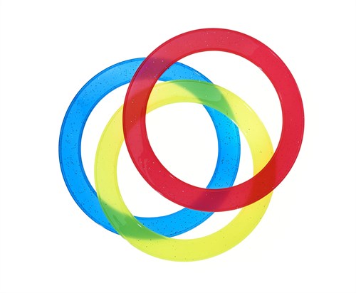 Eureka juggling rings toy - Acrobat 3 Juggling Rings Junior 24 cm