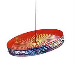 Eureka juggling frisbee toy Spin & Fly - red - skill game