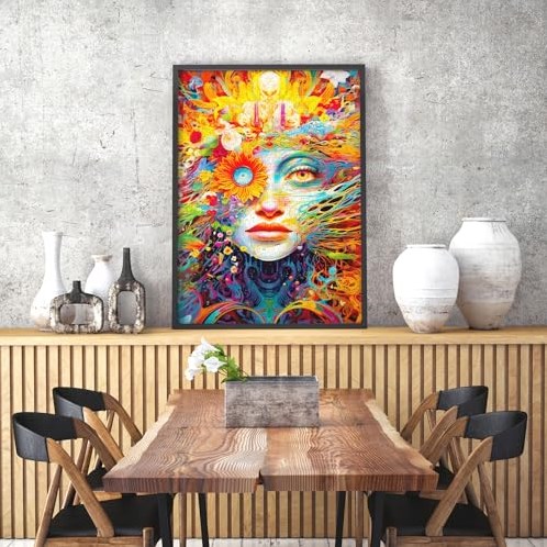 Enjoy Puzzle jigsaw Bold Muse 1000 pieces colorful cardboard puzzle-2