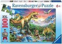 Ravensburger dinosaur XXL puzzle - 100 pieces jigsaw for kids
