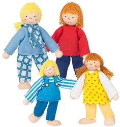 Goki Flexible puppets Young Family